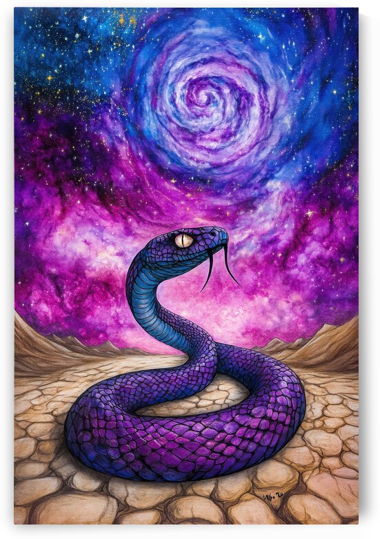 Cosmic Cobra - Galactic Sentinel by Matthias Hauser