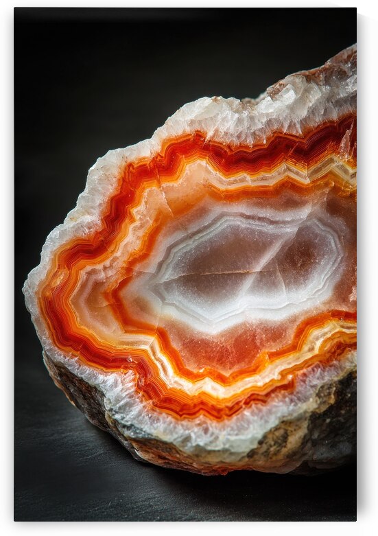 Sardonyx Gemstone 02 Layers of the Earth by Matthias Hauser
