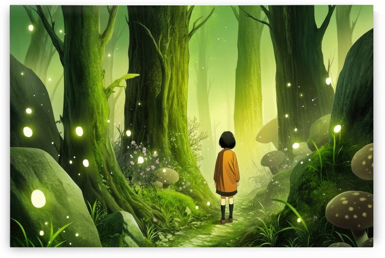 Lost in the Luminous Forest by Matthias Hauser