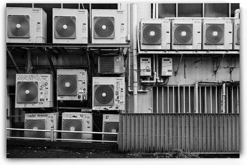 Urban Cooling Units - Tokyo Grit by Matthias Hauser
