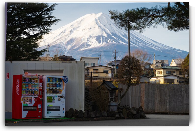 Japan Vibes - Mount Fuji and Vending Machines by Matthias Hauser