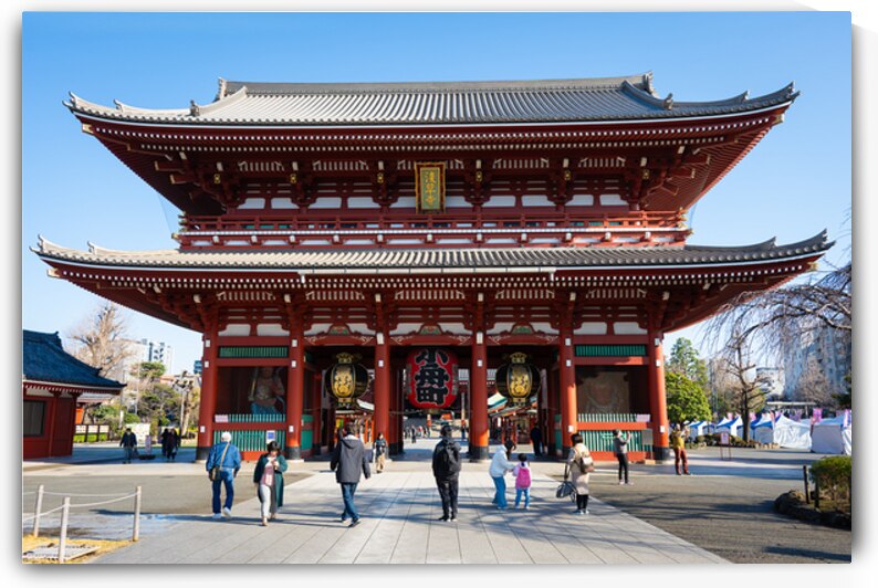 Kaminarimon Gate - Asakusa Temple Tokyo by Matthias Hauser