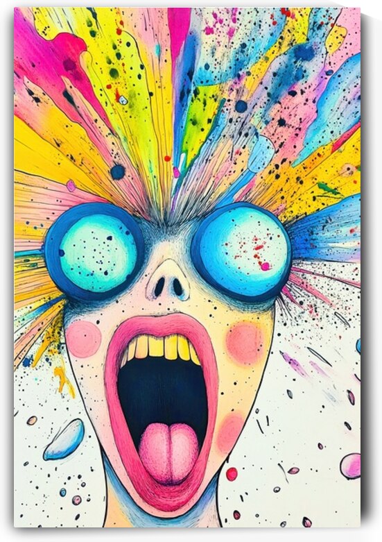Color Explosion - Scream of the Senses by Matthias Hauser