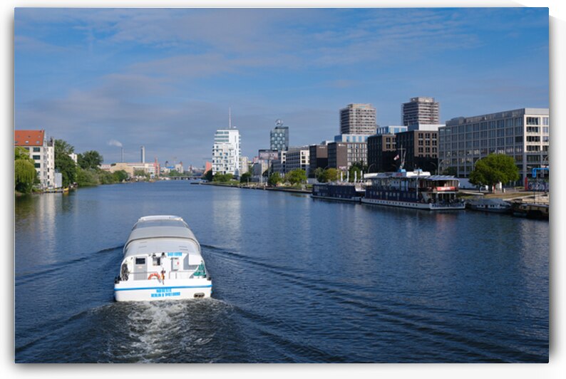Spree River View in Berlin Germany by Matthias Hauser