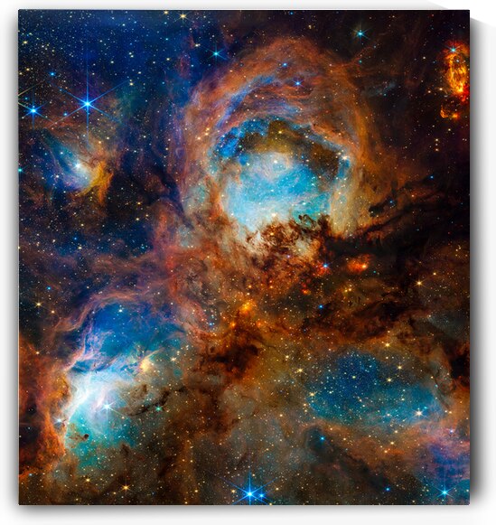 Cats Paw Nebula James Webb Space Image by Matthias Hauser