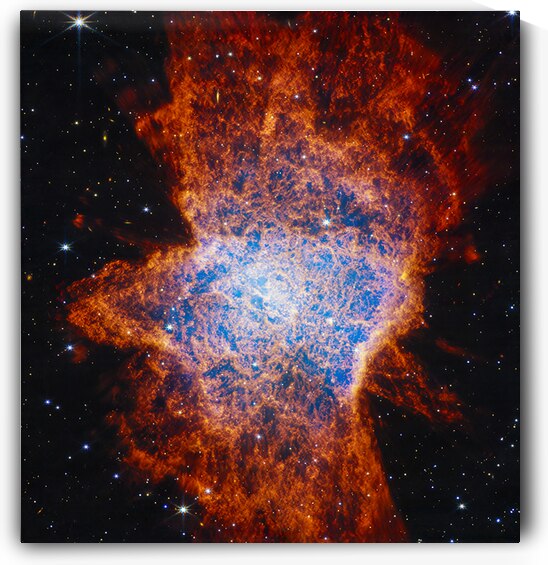 Space Image Nebula NGC 6072 James Webb Telescope by Matthias Hauser
