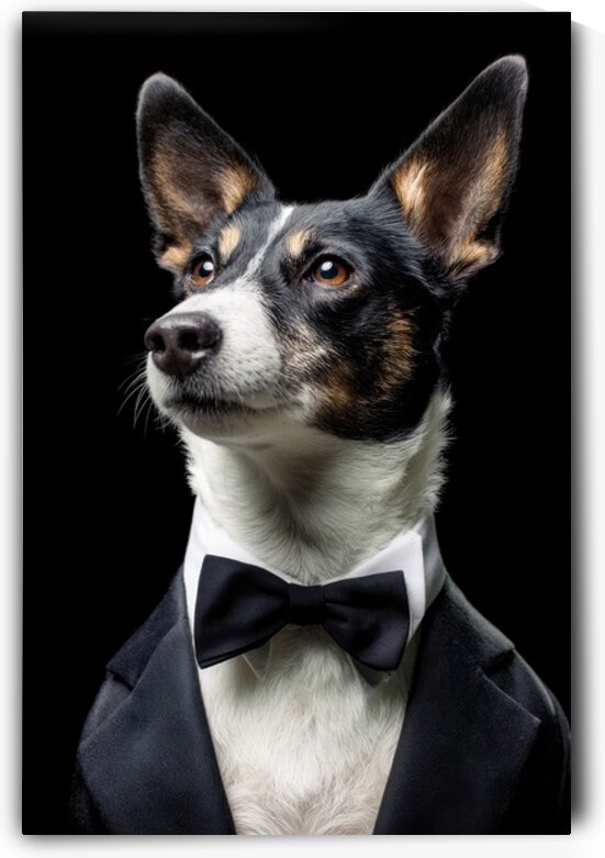 Well-Dressed Dog - Funny Portrait by Matthias Hauser