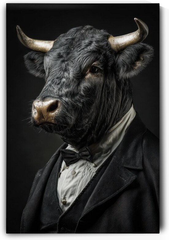 Well-Dressed Bull - Midnight Formal by Matthias Hauser