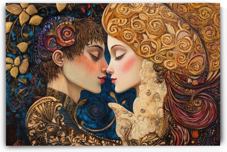 Two Lovers - Eternal Embrace Ornate Edition by Matthias Hauser
