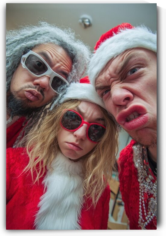 Santa Squad with Attitude by Matthias Hauser