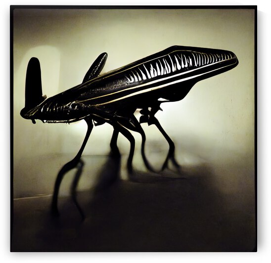Surreal Insect Airplane 01 by Matthias Hauser