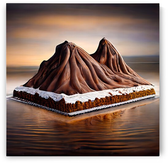 Cake Country 02 Chocolate Mountains Island by Matthias Hauser