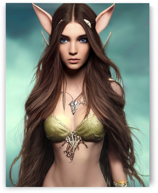 Cute Elf Woman 02 by Matthias Hauser