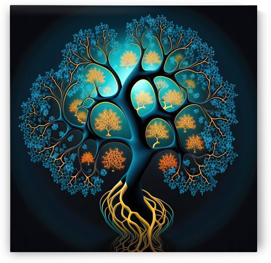 Fractal Tree 50 by Matthias Hauser