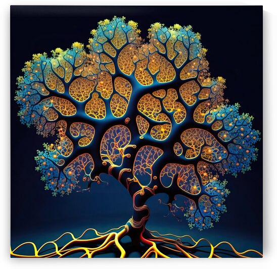 Fractal Tree 54 by Matthias Hauser