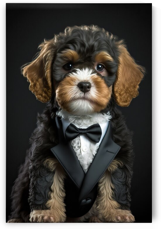 Well-dressed Animal 46 Cavapoo Dog by Matthias Hauser