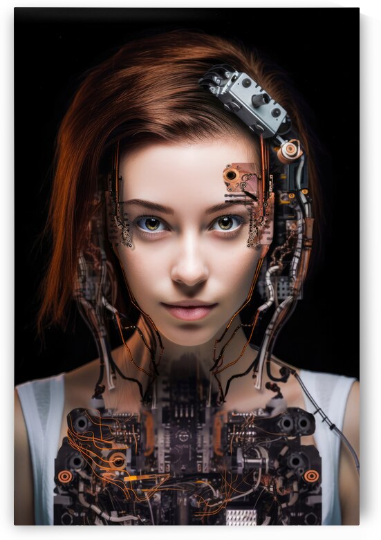 The Future of AI 15 Woman Android by Matthias Hauser