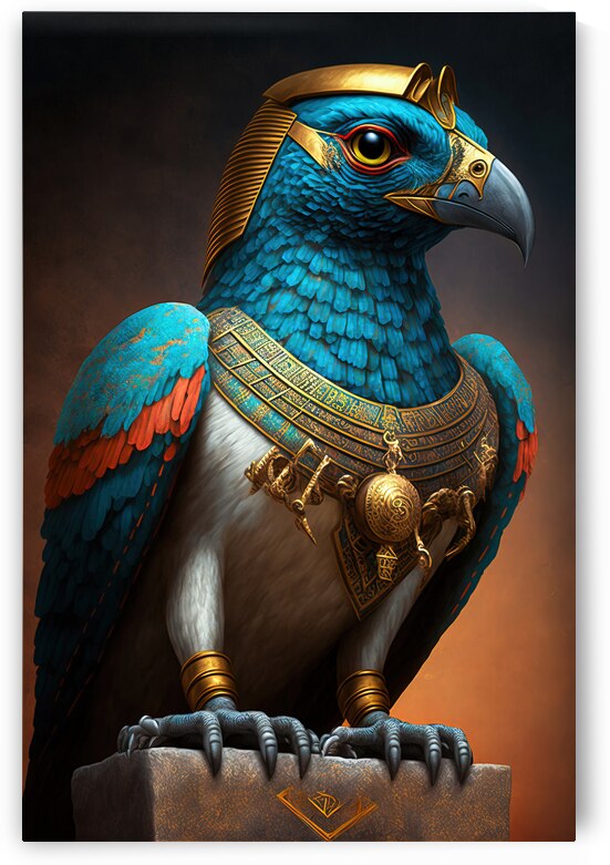 Egyptian Gods 03 Horus by Matthias Hauser