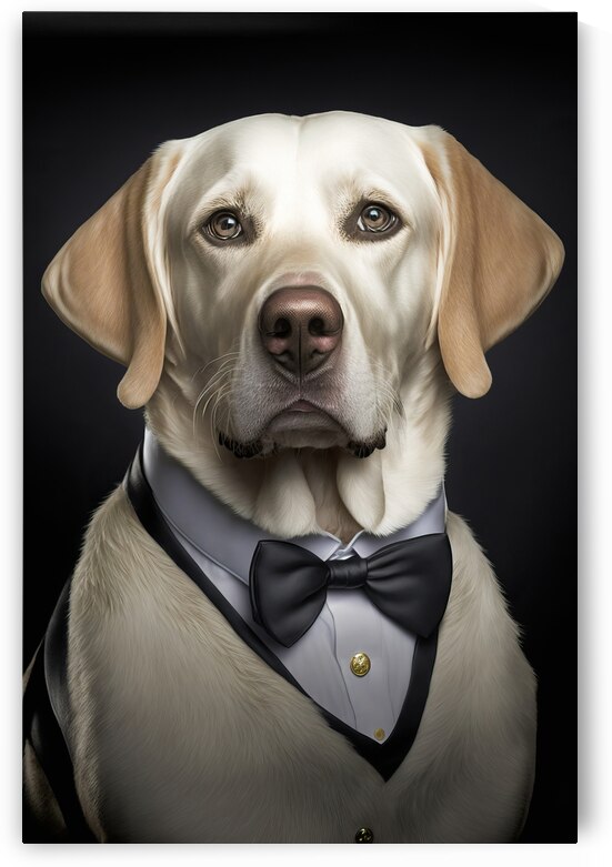Well-dressed Animal 32 Cute Labrador by Matthias Hauser