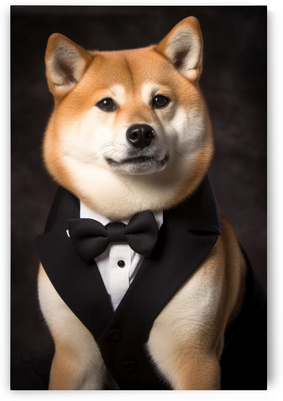Well-dressed Animal 65 Shiba Inu Dog by Matthias Hauser