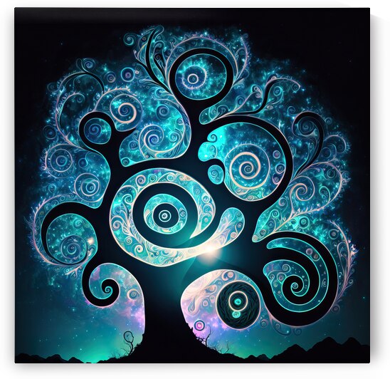Fractal Tree 55 by Matthias Hauser