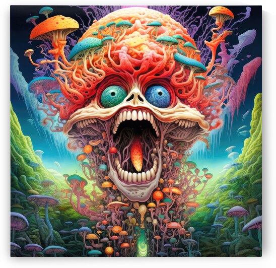 Crazy Psychedelic Mushroom 01 by Matthias Hauser