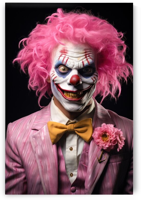 Crazy Clown 01 Pink and Evil by Matthias Hauser
