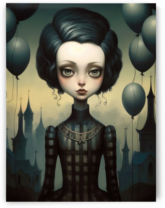 Whimsical Gothic Girl 02 by Matthias Hauser