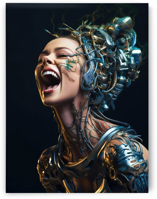 The Future of AI 55 Joyful Cyborg by Matthias Hauser