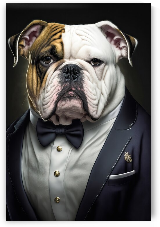 Well-dressed Animal 38 Bulldog by Matthias Hauser