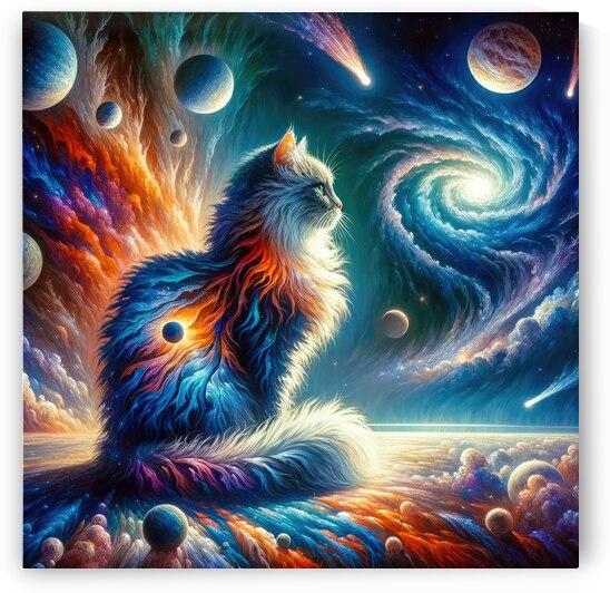 Cosmic Space Cat 01 by Matthias Hauser