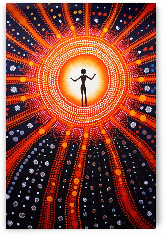 Pure Joy and Energy 02 Dancing Silhouette by Matthias Hauser