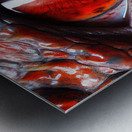 Dragon Eye 01 Red Metal print