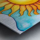 Sunrise Over the Waves Metal print