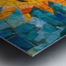 Mosaic Sunburst Metal print