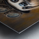 Steampunk Sloth Gentleman Metal print