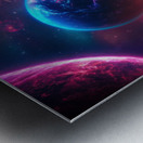Celestial Majesty - Alien Worlds Metal print