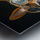 Steampunk Animal - A Cool Biker Dog Metal print