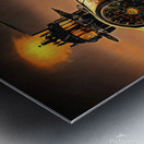 Steampunk Zeppelin 01 Metal print