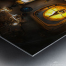 Steampunk Bedroom 01 Metal print