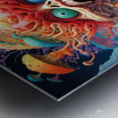 Crazy Psychedelic Mushroom 01 Metal print