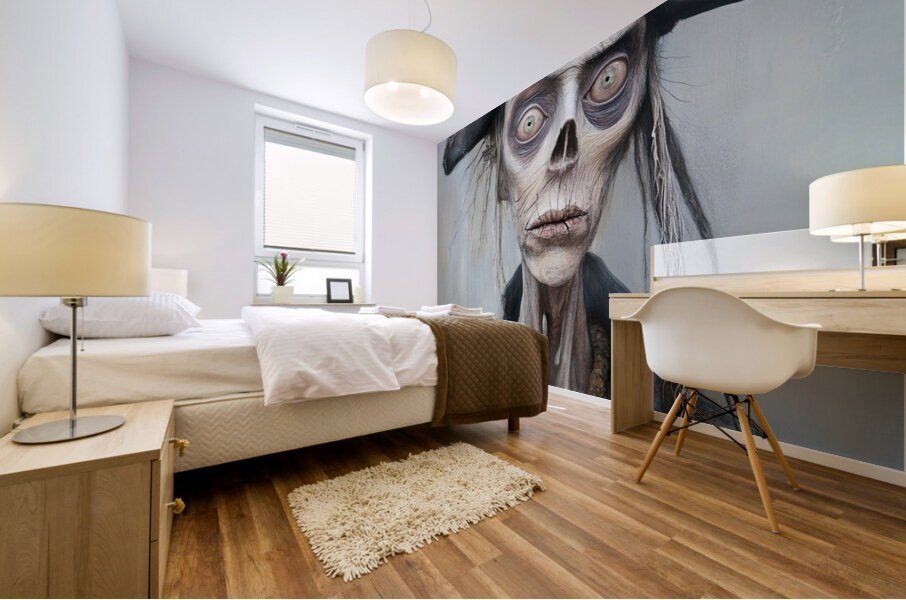 Skeletal Pirate 01 Mural print