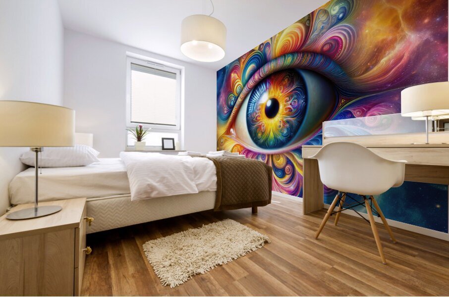 Cosmic Eye 02 Mural print