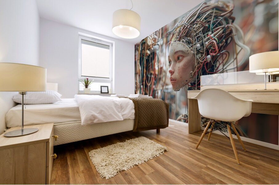 Inside the Factory 04 Synaptic Sonata Mural print