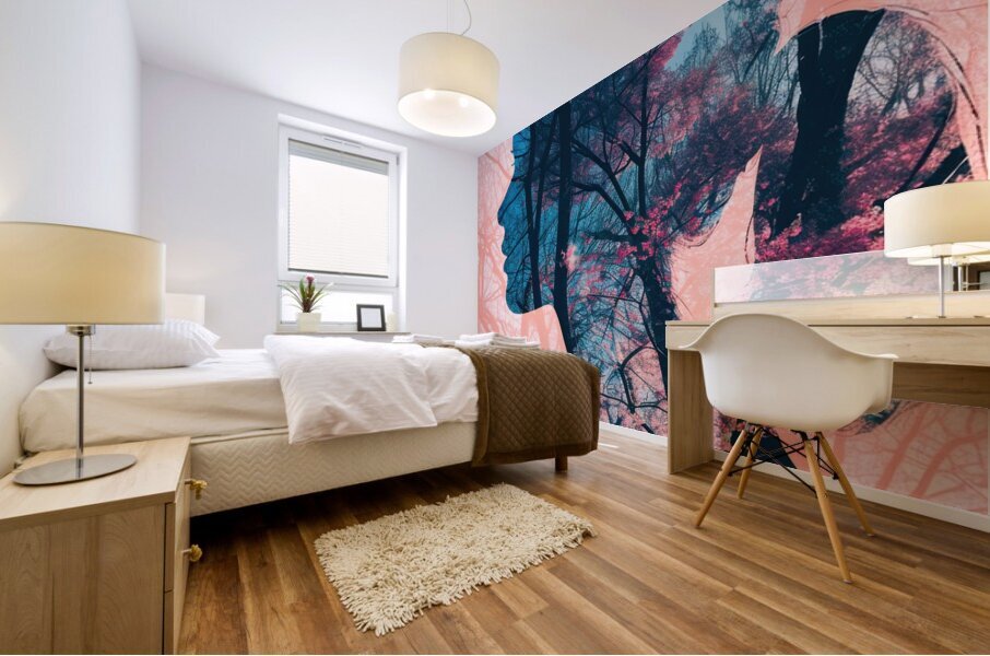 Reflection of Spring Mural print