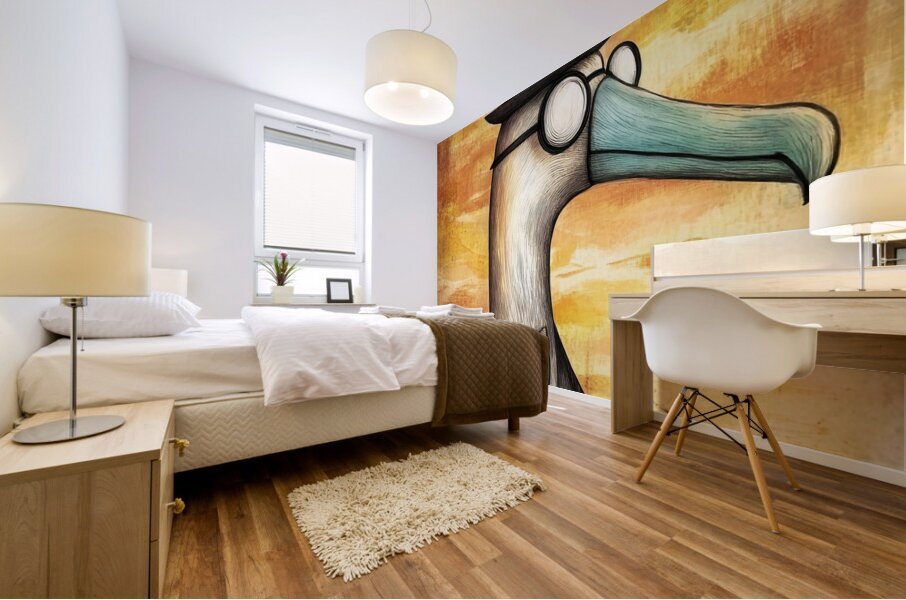 The Distinguished Albatross Mural print