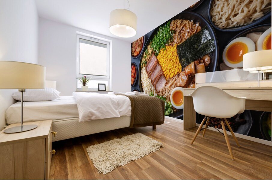 Ramen Feast Mural print