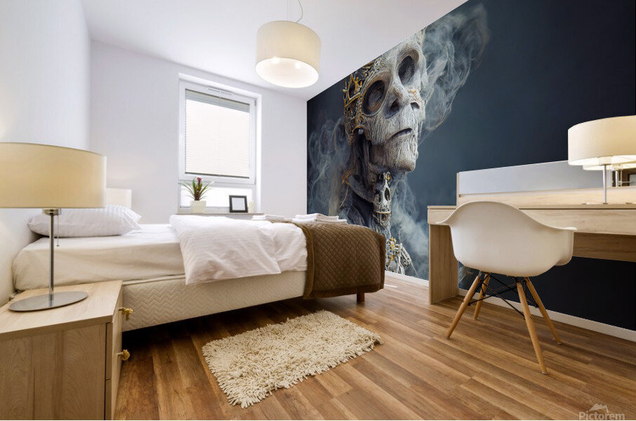 Skeleton King 01 Mural print