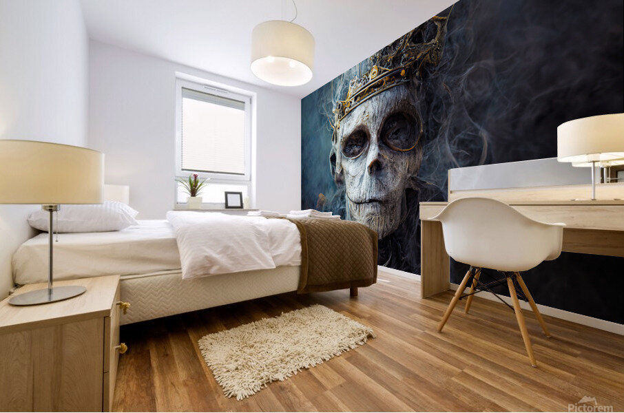 Skeleton King 02 Mural print