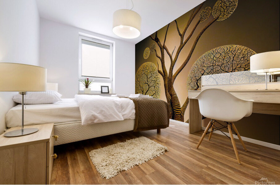 Fractal Tree 04 Mural print